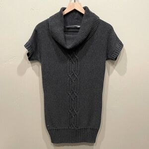 Athleta Tisbury Cowl Neck Tunic Sweater Gray - Size: Small